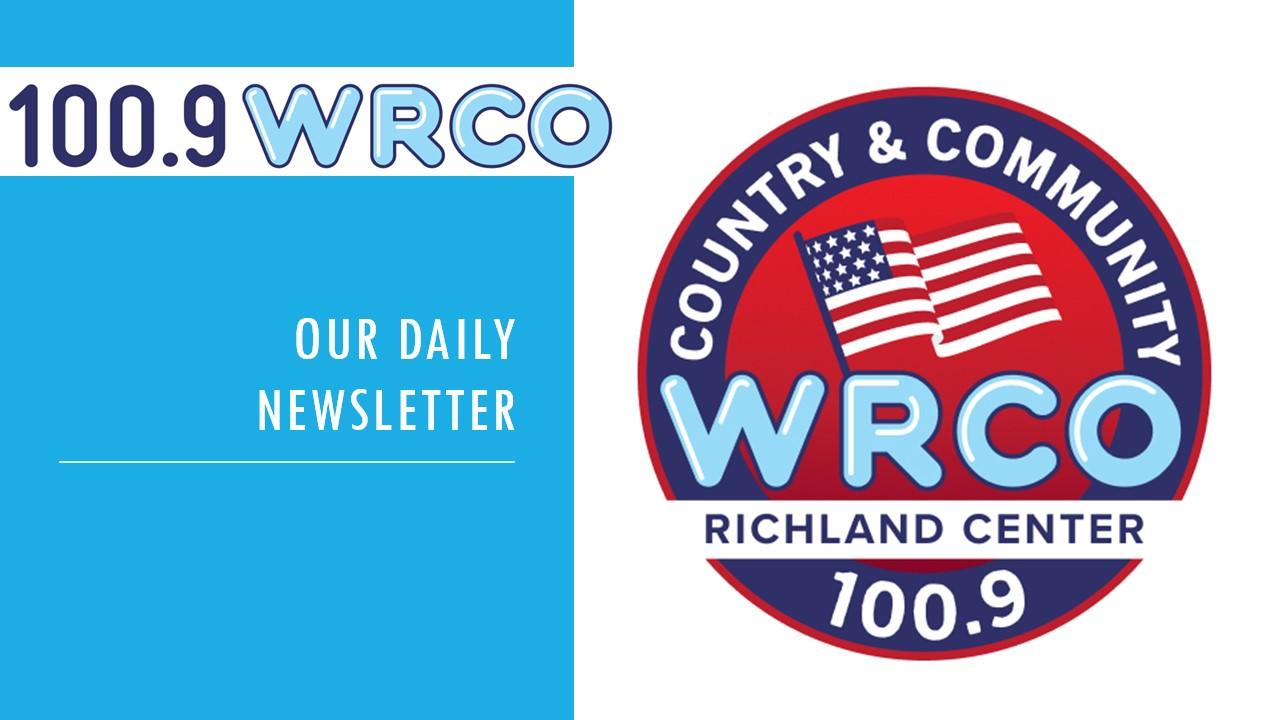 Fridays WRCO WRCE Newsletter