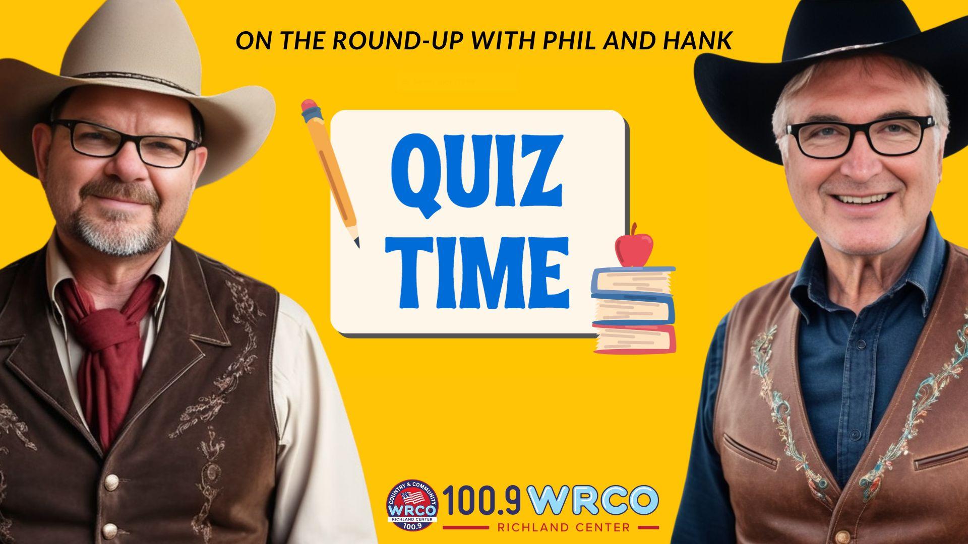 From Volkswagens to crocodiles, it’s QUIZ day at WRCO