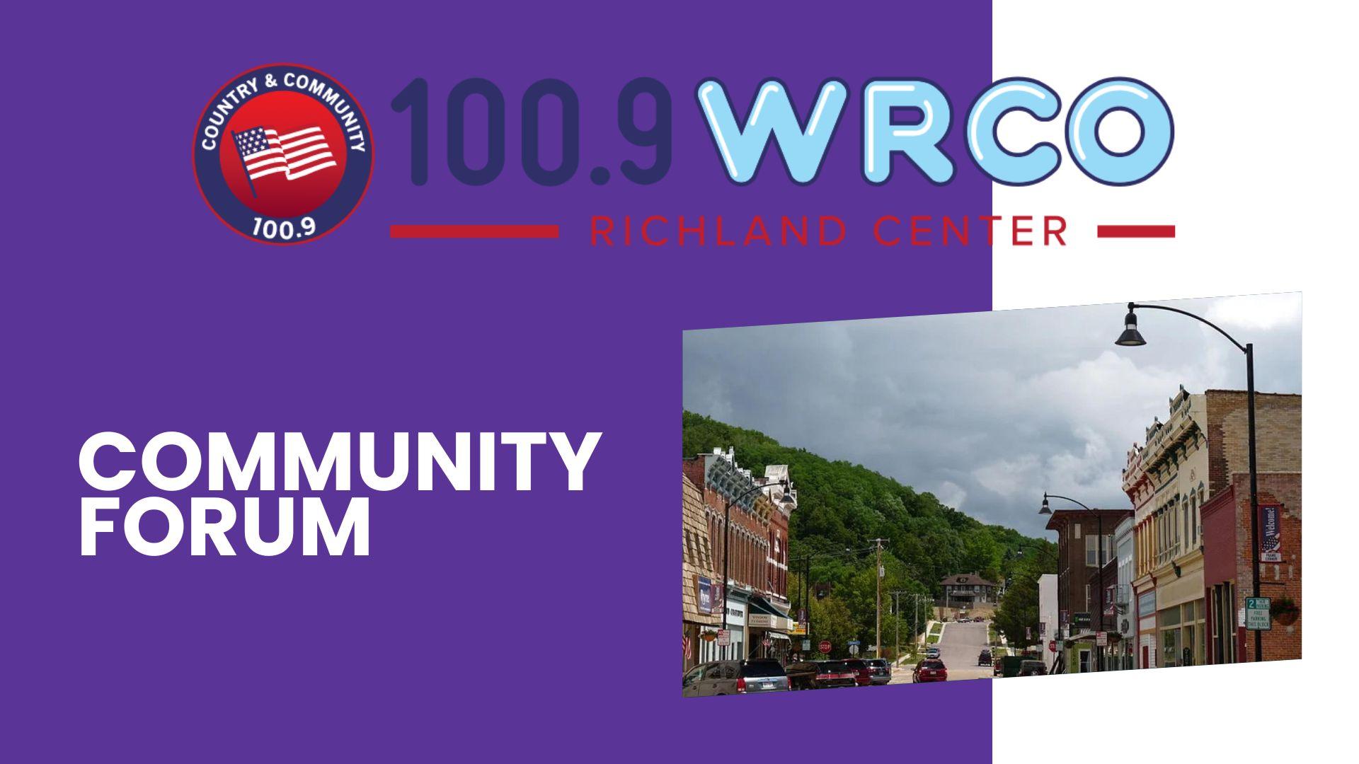 Speakers heard at Community Forum